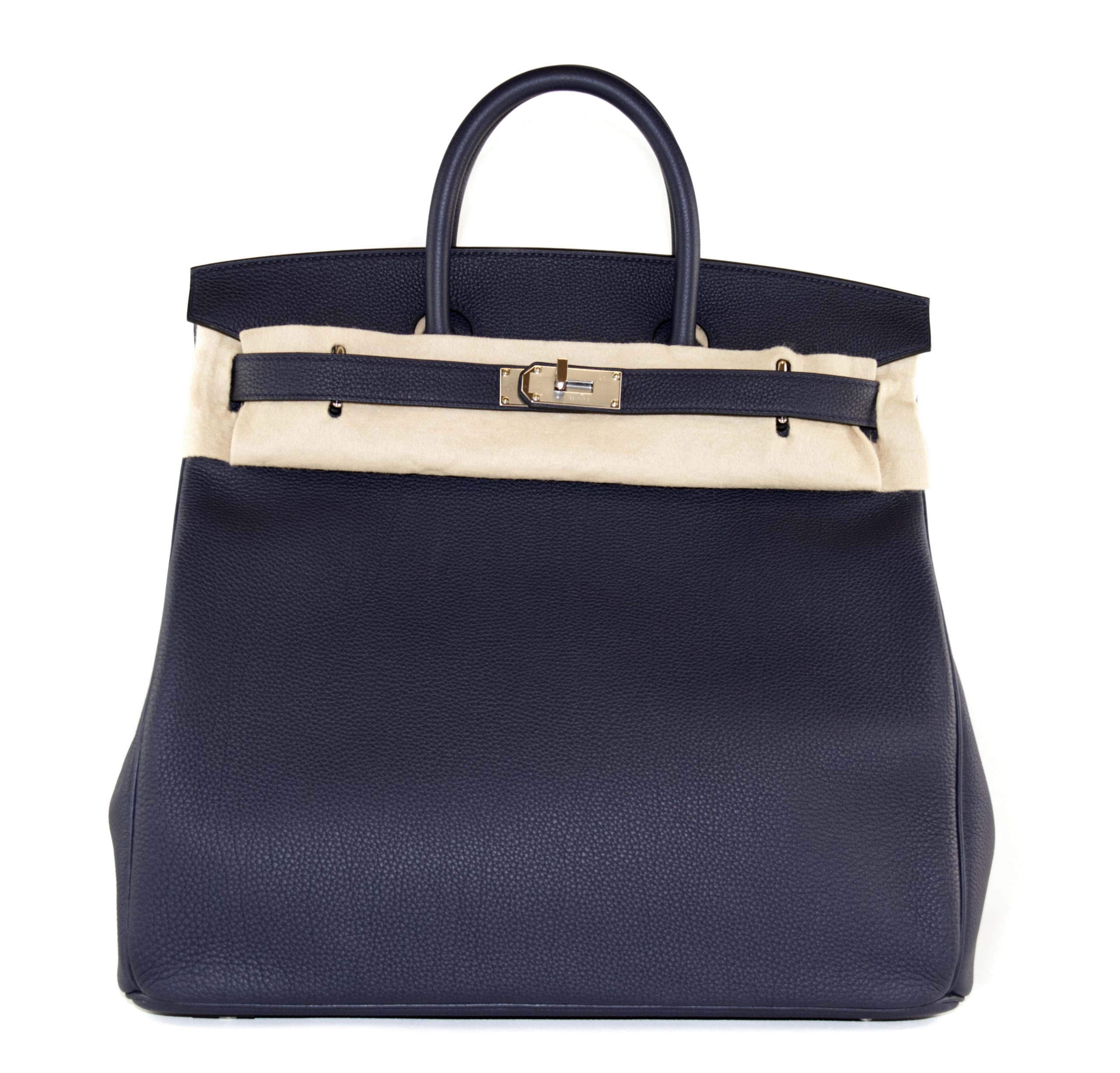 Hermès Birkin HAC Haut 40 Togo Bleu Nuit mit Palladium Hardware - Handbag  Spa & Shop