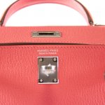 HERMES Chevre Mysore Mini Kelly Sellier 20 Rose Lipstick 1259076