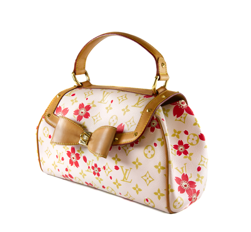 Louis Vuitton Takashi Murakami Cherry Blossom Canvas Papillon Bag  Lot  75046  Heritage Auctions