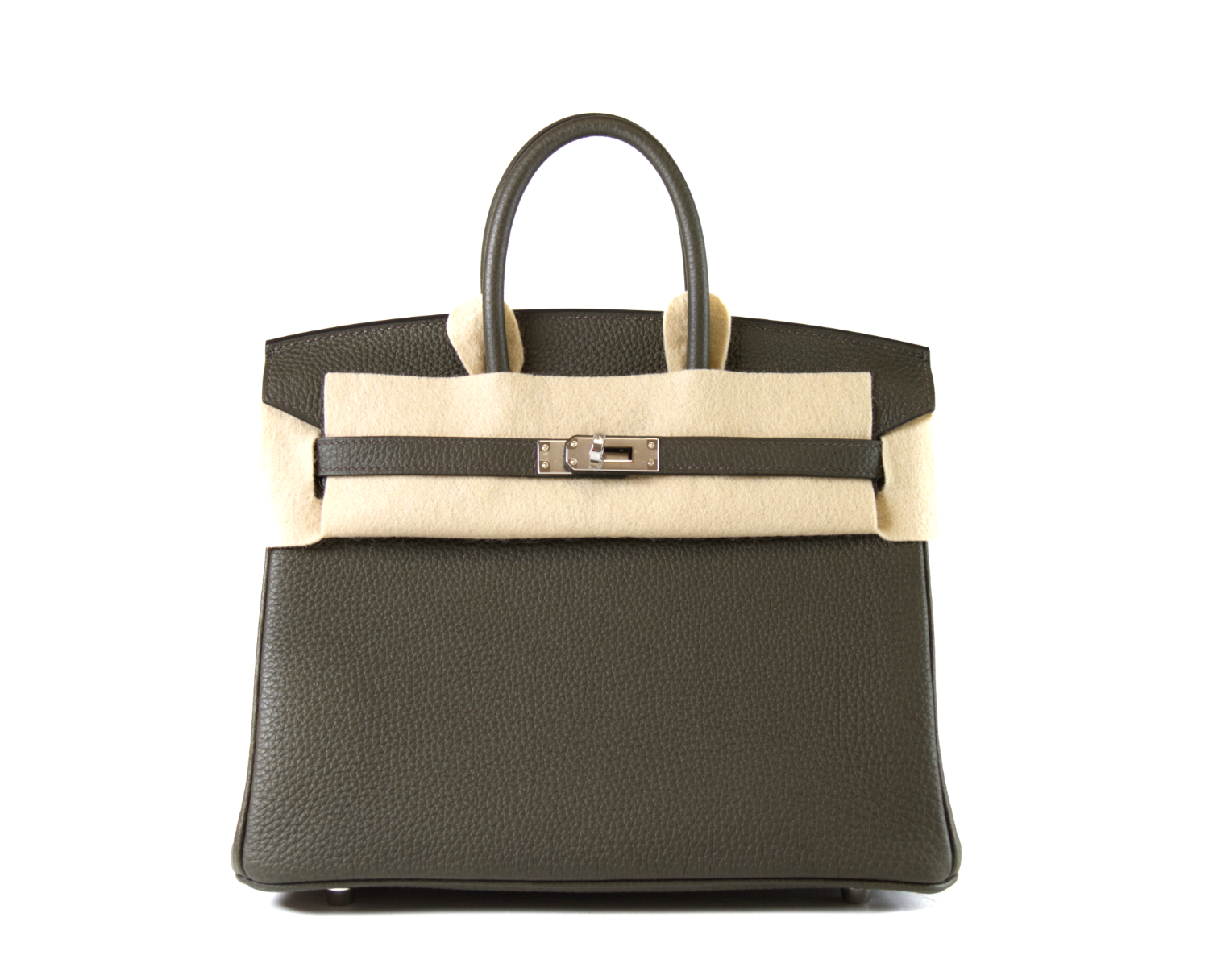 Hermès Birkin 25 Togo Vert de Gris Palladium HW - Handbag Spa & Shop