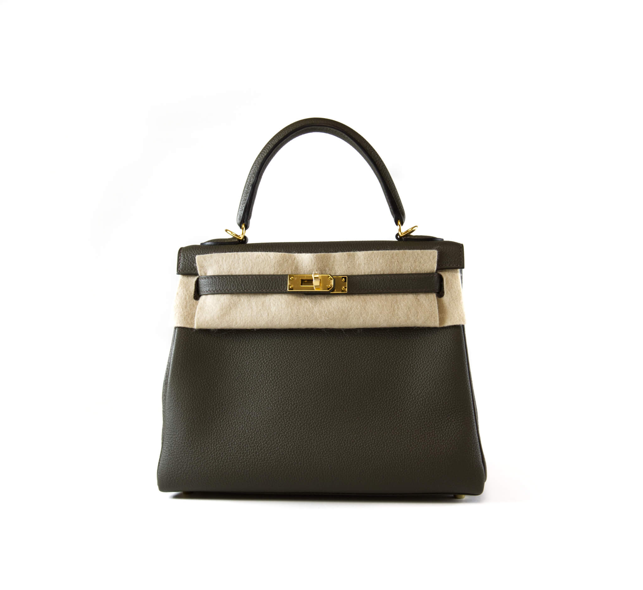 Hermès Kelly 25 Togo Vert de Gris Gold Hardware. Price Upon Request -  Handbag Spa & Shop