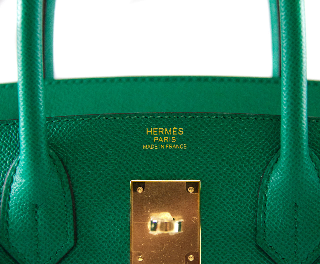 Hermes Birkin30 Epsom Vert Cactus Gold Hardware