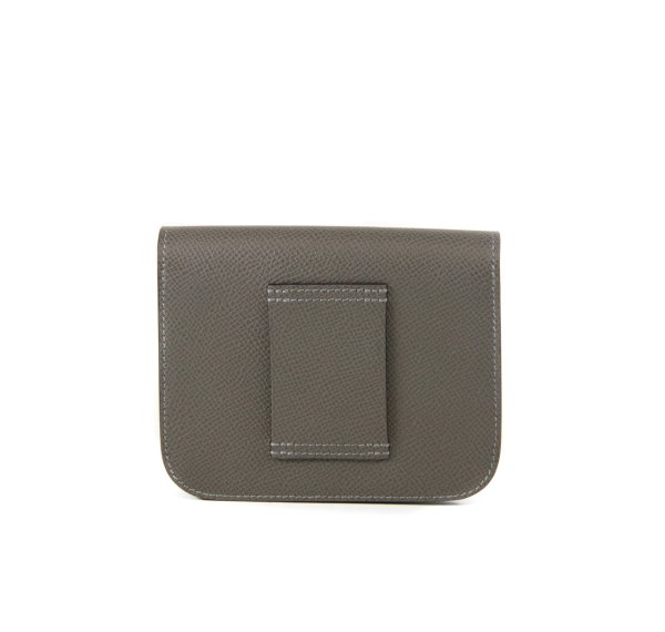 Hermès Constance slim wallet back
