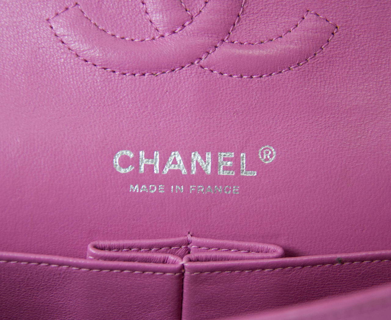 Chanel Classic Double Flap Purple label